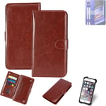 CASE FOR Realme GT Neo 3 BROWN FAUX LEATHER PROTECTION WALLET BOOK FLIP MAGNET P