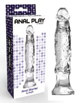 ToyJoy Anal Starter 6 Inch Clear Penis Dildo Beginners Realistic Butt Plug Probe