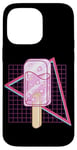 Coque pour iPhone 14 Pro Max Sakura Ice Drop Popsicle Kawaii Esthétique Pop Art