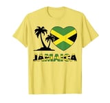 Jamaican Flag Heart Kids Jamaica independence day Boys Girls T-Shirt