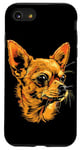 Coque pour iPhone SE (2020) / 7 / 8 Chihuahua Art Design Chiens Motif J'aime les Chihuahuas Doux