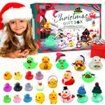 Little Yellow Duck Adventskalender Nedräkning gummianka Blind Box Set luminous