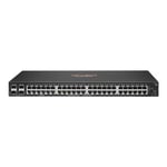 ARUBA HPE Aruba 6100 48G 4SFP+ Switch - Commutateur Géré 48 x 10/100/1000 + 4 1 Gigabit / 10 SFP+ flux d'air côte à Montable sur rack