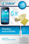 5x Screen Protector for Samsung Galaxy S4 Mini protection guard crystal clear