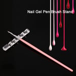 Fashionable Simple Acrylic Nail Gel Polish Pen Brush Stand Holder Manicure T LSO