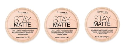 3x Rimmel Stay Matte Long Lasting Pressed Powder Matte 14g - MOHAIR 007