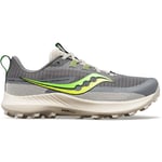 Saucony Peregrine 13 - Chaussures trail homme Gravel / Slime 44