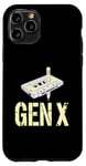 Coque pour iPhone 11 Pro Gen X Crayon cassette rétro nostalgique analogique