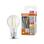 OSRAM Superstar + Classic A Fil 25 LED lampe, E27, 2,2W, 300LM, 2700K, Lumière blanche chaude, charge pour les yeux inférieure, dimmable