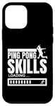 Coque pour iPhone 12 mini Compétences de ping-pong chargement de joueur de ping-pong amusant