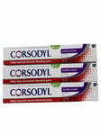 Corsodyl Ultra Clean Toothpaste - Prevents Bleeding Gums 75ml X 3