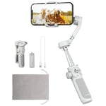 FeiyuTech Vimble 4 [Officiel] Gimbal Smartphone,Stabilisateur Smartphone Portable avec Stabilisateur 3 Axes Vlog Cardan pour Reels,Youtube & TikTok,Barre d'extension Intégrée,Portable et Pliable