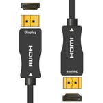 Avlink 4K UHD Active Fibre Optic HDMI 2.0 Lead 10m