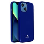 Case for iPhone 13 Silicone Glossy Effect Mercury dark blue