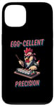 Coque pour iPhone 13 Oeuf amusant et mignon Samouraï Poulet Sushi