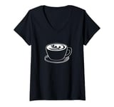 Womens Coffee Mug Espresso Maker Coffee Espresso Barista V-Neck T-Shirt