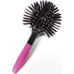 3D Hair Curling Brush Womens Heatless Curl Spherical Natural Hairstyling Tool