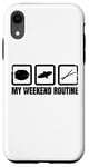 Coque pour iPhone XR Drôle de tambour Week-end Musique Band Trap Set