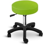 Physa - Tabouret De Travail Bureau Tabouret à Roulettes Pivotant Siège 150 Kg Pvc Vert