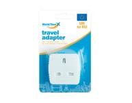 World Tour - UK To EU Euro Europe European Travel Adaptor Plug 2 Pin Adapter