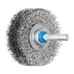 Brosse plate rbu 5015/6 inox 0,20 d. 50 mm 6 mm épaisseur de fil 0,2 mm va 15 mm 15000 min-¹ Vitesse de rotation maxi. 15000 min-¹