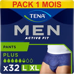 Tena Men Active Fit Pants, Blue, Large/X-Large, Case Pack of 32(4x8)