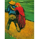 Wee Blue Coo Vincent Van Gogh Two Lovers Old Master Painting Wall Art Print Mur Décor 30 x 41 cm