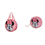 Disney Minnie Mouse Face - Sac de Plage + Trousse de Toilette Jumbo