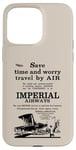 iPhone 15 Pro Max Imperial Airways Vintage 1930s Air Travel Ad Case