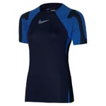 Nike Trenings T-Skjorte Dri-FIT Strike - Navy/Blå/Hvit Dame, størrelse Medium