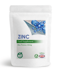 60 Tablets x Zinc Citrate 100mg Essential Immune System, Healthy Hair, Bones, UK