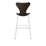 Fritz Hansen - 3197 Sjuan, Mörkbetsad ekfanér - Barstolar - Arne Jacobsen - Träfärgad - Metall/Trä