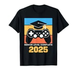 Senior 2025 Class Gaming Complete 2025 Gamer Graduation T-Shirt