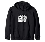 CEO of the House Funny Dad Life Humor Zip Hoodie