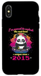 Coque pour iPhone X/XS Né en 2015 Anniversaire Fun Panda Gaming Unlock The Next Level