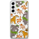 ERT GROUP mobile phone case for Samsung S22 PLUS original and officially Licensed Disney pattern Jungle Book 003 optimally adapted to the shape of the mobile phone, partially transparent