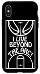 iPhone X/XS Basketball 3 Point Shot Beyond the Arc T-shirt Case