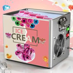 Commercial Fried Ice Cream Roll Machine Square Pan Ice Cream Porridge Maker New