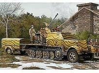 Sdkfz Allemand 7/2 3.7cm Flakvierling 43 Selbstfahelafette 1:3 5 Model 1527