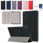 Stand Flip Pu Leather Protective Case + Film For 10.1'' Lenovo Tab E10 Tb-x104f