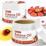 Raw Batana Oil for Hair Growth and Repair, Batana Oil Organic from Honduras, Prevent Hair Loss, Enhances Hair Thickness, Hair Mask for Men Women,8.4 Oz