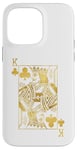 Coque pour iPhone 14 Pro Max Lucky Poker Cards Knight King of Clubs Game Casino