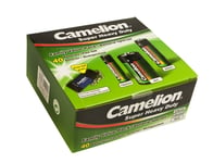 Camelion 10104000 Super Heavy Duty Batterien (Haushaltssparset 40tlg., inkl. Taschenlampe, Schlüsselanhänger)