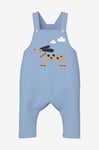 Name it baby - Overall nbmVonne Sweat Overall Box Bru - Blå