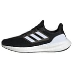 adidas Homme Pureboost 23 Shoes Low, Core Black/FTWR White/Carbon, 37 1/3 EU