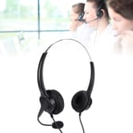 Call Center Headset 3.5Mm Computer Phone Headset With Mic For Web Seminars Set