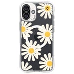 CYRILL by Spigen UltraSheer Mag Case Compatible with iPhone 16 [Compatible with MagSafe] (2024) - Big Daisy