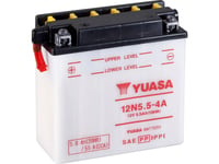 Yuasa 12N5.5-4A Motorcykelbatteri 12 V 5,5 Ah