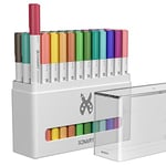 XINART Dual Tip Sublimation Pens for Cricut Joy Machines, Drawing Pens for Mug Press/Infusibleink Projects on Sublimation Paper Transfer, 36 Colors (0.4 Tip & 1.0 Tip)