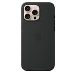 Apple Coque en Silicone avec MagSafe pour iPhone 16 Pro Max - Noir ​​​​​​​